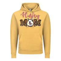 Vintage Mustard Husky Mom Vintage Hoodie - Jasminsmagicworld