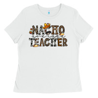 White nacho averange teacher Ladies Tee - CowhideDigitalArt