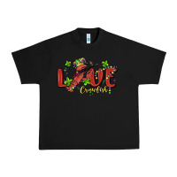 Black mardi gras love crawfish Urban Heavy Tee - MaliasSmallBusiness
