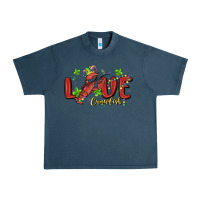 Midnight Navy mardi gras love crawfish Urban Heavy Tee - MaliasSmallBusiness