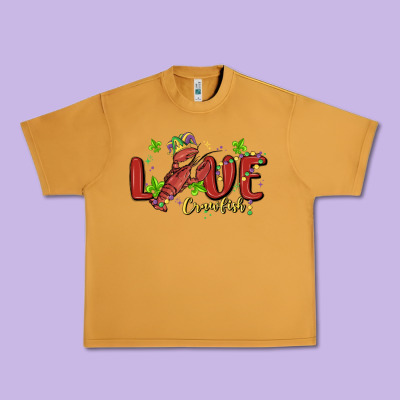 Mardi Gras Love Crawfish Urban Heavy Tee Designed By Maliassmallbusiness