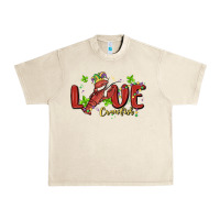 Sandshell mardi gras love crawfish Urban Heavy Tee - MaliasSmallBusiness