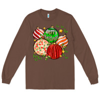 Chestnut merry christmas tree ball Long Sleeve Tee - MaliasSmallBusiness