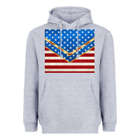 Glitter American Flag Heavyweight Hoodie | Teevron