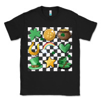 Black checker board lucky charms Classic Tee - MaliasSmallBusiness