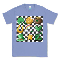 Colony Blue checker board lucky charms Classic Tee - MaliasSmallBusiness