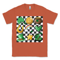Copper checker board lucky charms Classic Tee - MaliasSmallBusiness