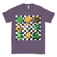 Lavender checker board lucky charms Classic Tee - MaliasSmallBusiness