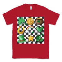 Red checker board lucky charms Classic Tee - MaliasSmallBusiness