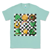 Seafoam checker board lucky charms Classic Tee - MaliasSmallBusiness