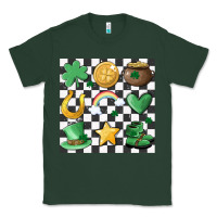 Sports Green checker board lucky charms Classic Tee - MaliasSmallBusiness