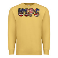 Antique Gold usps 4th of july Premium Sweatshirt - CowGirlArtShop