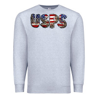 Heather Grey usps 4th of july Premium Sweatshirt - CowGirlArtShop