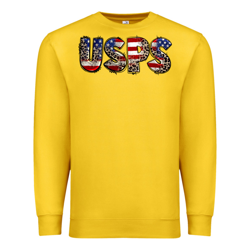 Usps 4th Of July Premium Sweatshirt by CowGirlArtShop | Teevron