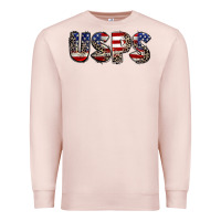 Pale Pink usps 4th of july Premium Sweatshirt - CowGirlArtShop