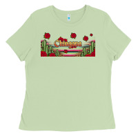 Matcha chingona 16oz libbey cup Ladies Tee - HRA Design Shop