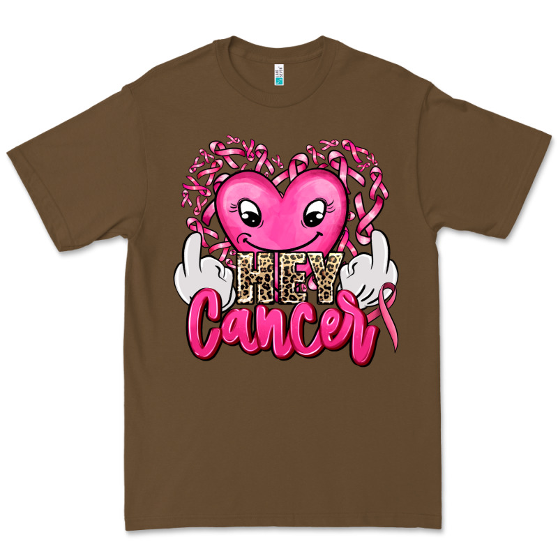 Hey Cancer With Middle Fingers Premium Tee by AdoDesignShop | Teevron