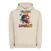 Pigment French Oak Autism seeing in the world differently Urban Hoodie - FaDigitalArtStudio