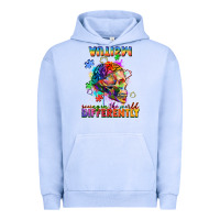 Pigment Grape Ice Autism seeing in the world differently Urban Hoodie - FaDigitalArtStudio