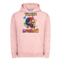 Pigment Salmon Autism seeing in the world differently Urban Hoodie - FaDigitalArtStudio