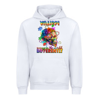 White Autism seeing in the world differently Urban Hoodie - FaDigitalArtStudio