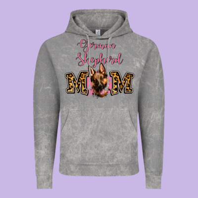 German Shepherd Mom Vintage Hoodie Designed By Jasminsmagicworld