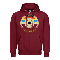 Burgundy vintage 1970 Zipper Hoodie - Bettercallsaul