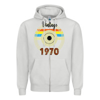 Dove Grey vintage 1970 Zipper Hoodie - Bettercallsaul