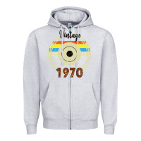 Heather Grey vintage 1970 Zipper Hoodie - Bettercallsaul