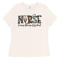 Bone nurse caring strong essential Ladies Tee - CowhideDigitalArt