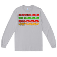 Moon Dust holiday spirit hohoho bright merry Long Sleeve Tee - MaliasSmallBusiness