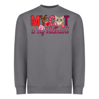 Storm my cat is my valentine Heavyweight Sweatshirt - NancyCooperArtShop