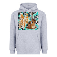 Heather Grey fueled by coffee and country music Heavyweight Hoodie - TumblerDesignByShophia