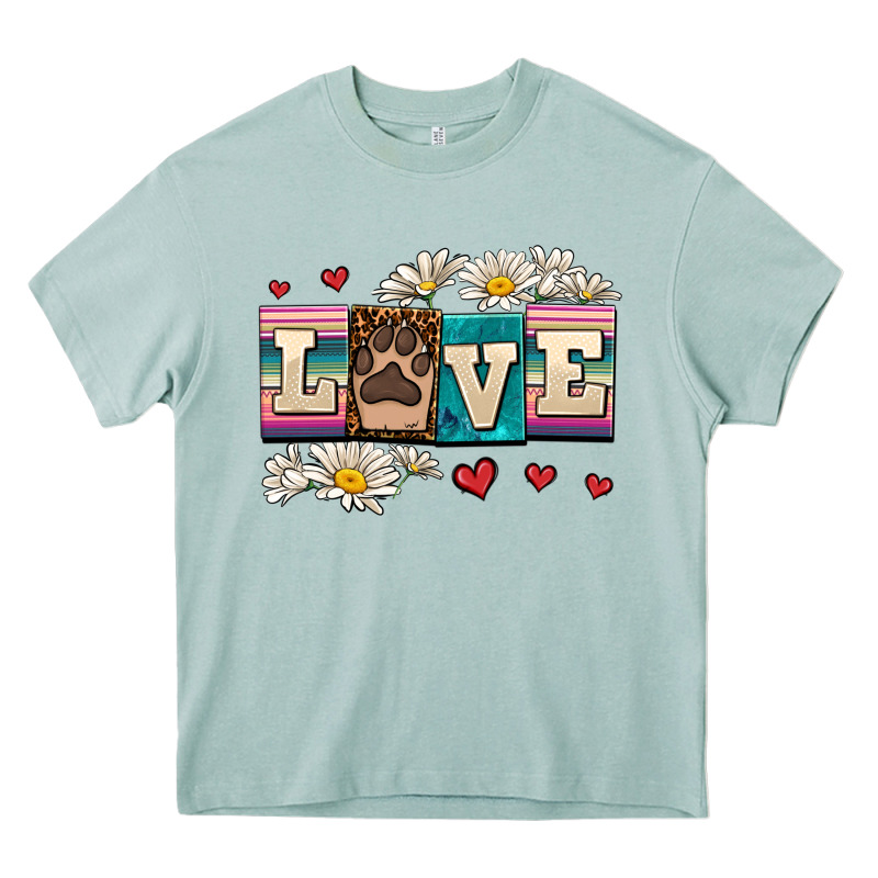 Love Dog Heavy Core Tee by AdoDesignShop | Teevron