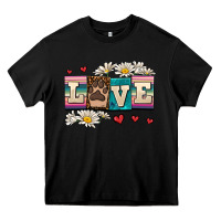 Black love dog Heavy Core Tee - AdoDesignShop