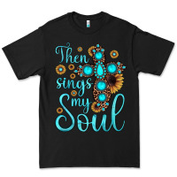 Black then sings my soul cross Premium Tee - JahusDesignShop