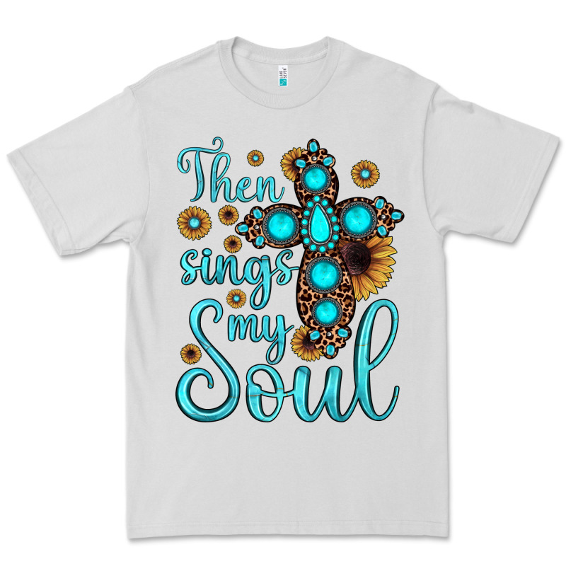 Then Sings My Soul Cross Premium Tee by JahusDesignShop | Teevron