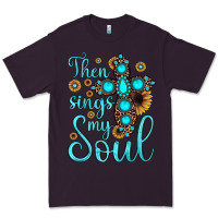 Plum then sings my soul cross Premium Tee - JahusDesignShop