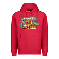 Cardinal its the wonderful time of the year Premium Hoodie - CowGirlArtShop