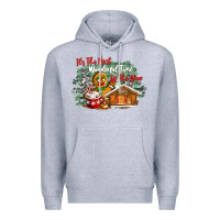 Heather Grey its the wonderful time of the year Premium Hoodie - CowGirlArtShop