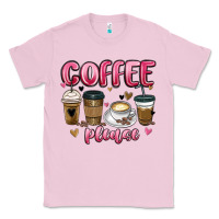 Bubblegum Pink coffee please Classic Tee - MaliasSmallBusiness