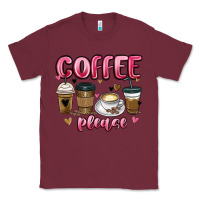 Burgundy coffee please Classic Tee - MaliasSmallBusiness