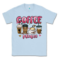 Dusty Blue coffee please Classic Tee - MaliasSmallBusiness
