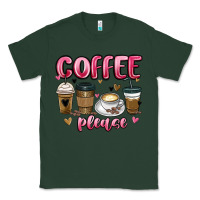 Sports Green coffee please Classic Tee - MaliasSmallBusiness