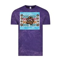 Cloud Purple dog mom Vintage Tee - MaliasSmallBusiness