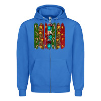 True Royal christmas brushstrokes Zipper Hoodie - RanaPortraitStore