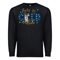 Black baby its cold outside Premium Sweatshirt - CowGirlArtShop