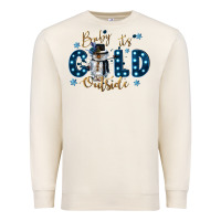 Sandshell baby its cold outside Premium Sweatshirt - CowGirlArtShop