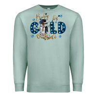 Seafoam baby its cold outside Premium Sweatshirt - CowGirlArtShop