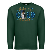 Sports Green baby its cold outside Premium Sweatshirt - CowGirlArtShop